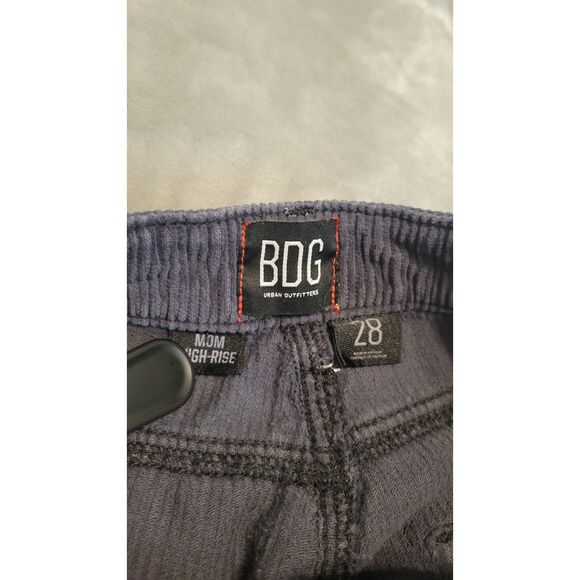 BDG Black Gray Corduroy Pants - Picture 3 of 4